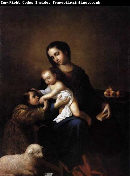 Francisco de Zurbaran Virgin Mary with Child and the Young St John the Baptist
